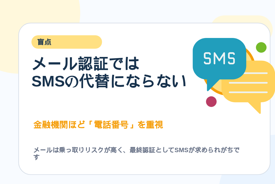 14. メール認証では SMSの代替にならない