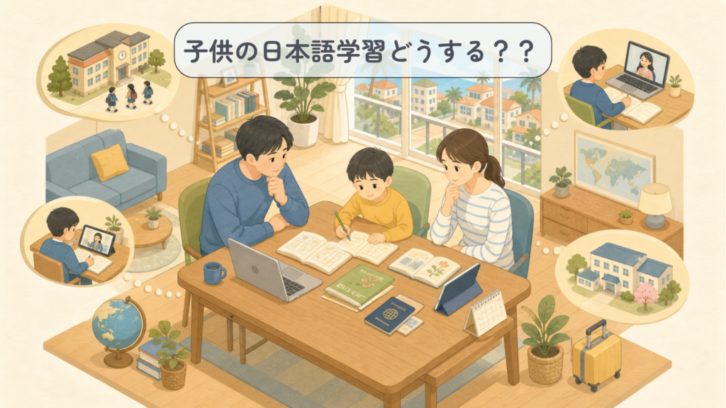 ① アイキャッチ：海外駐在家庭の日本語学習ロードマップ