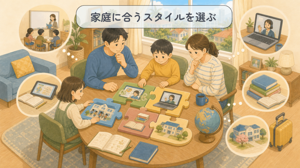 ⑪ まとめ：家庭に合う学習の形を選ぶ